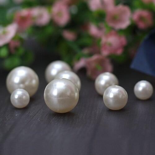 4/6/8/10mm Pearl beads DIY Jewellry Accessories Round Imitation Pearl For Garment Bags shoes DIY Handmade Accessories