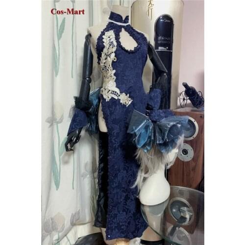 Game Azur Lane Black Prince Cosplay Costume Elegant New Year Cheongsam Female Activity Party Role Play Clothing Custom-Make Any