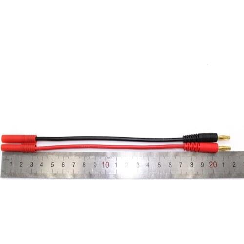 100pcs/ lot banana connector with cable 14AWG,15cm