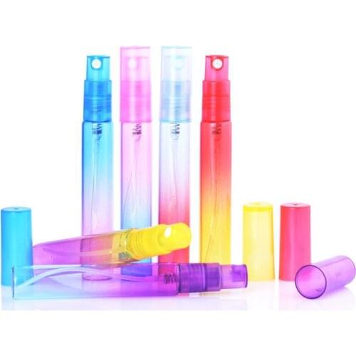 1000pcs/lot Fast Shipping 5ml 8ml Mini Portable Glass Perfume Bottle With Atomizer Empty Cosmetic Containers For Travel