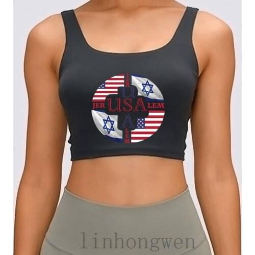 401 Jerusalem Women Tank Top Famous Cotton Character Formal Original Spring Autumn New Fashion Size S-XL Crop Top