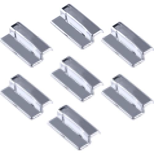 7pcs ABS Chrome Window Lift Button Sequins Cover Trim Cap Decoration fit for Cadillac ATS XTS SRX