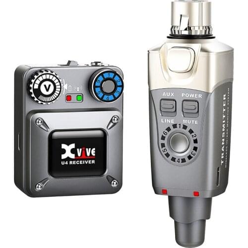 XVIVE U4 IN-EAR Monitor Wireless System 30m Range Transmitter and Receiver for Live Show