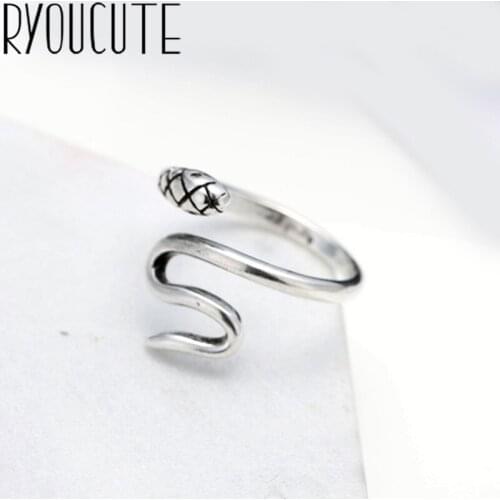 Bohemian Vintage Big Snake Ring For Women Female Lady Antique Knuckle Cocktail Rings Boho Jewelry Anillos