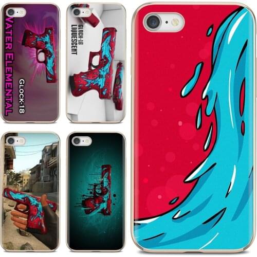 Cs Go Water Elemental pistol For Huawei Y6 Y5 2019 For Xiaomi Redmi Note 4 5 6 7 8 Pro Mi A1 A2 A3 6X 5X 7A Soft Cases Cover