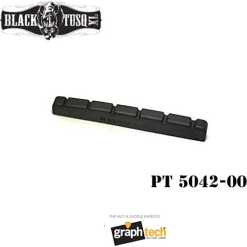 Graph Tech PT-5042-00 TUSQ Nut XL 42mm Pre-Slotted Flat Bottom Guitar Nut for FD Strat Electric guitar Black