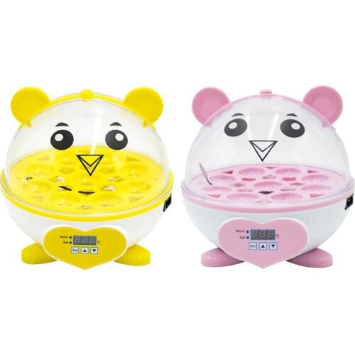 Mini Egg Incubator Digital Birds Hatcher Quail Egg Turner Hatching Machine