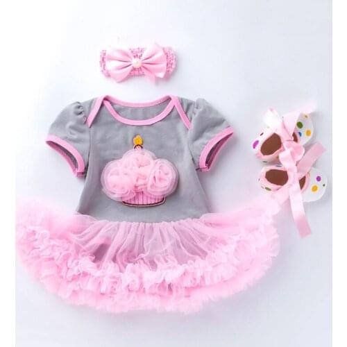 Kids Girl Summer Dress Set Girl Infant Birthday Party 2020 Fashion Newborn Girl Clothing Suit 1st Year Clothes Vacation Dress