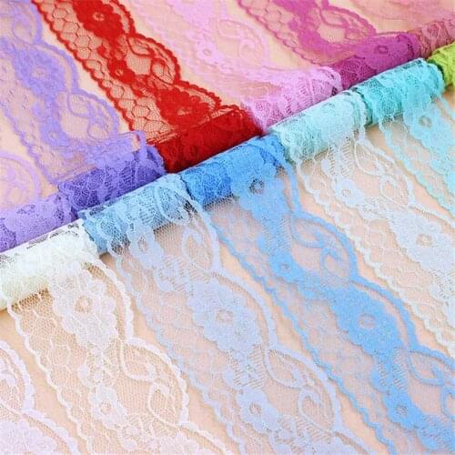 Beautiful Lace Ribbon Lace Fabric DIY Clothing Edge 5.5 Wide Lace 10 Yd Non-Elastic Ornament Accessories Nylon Lace