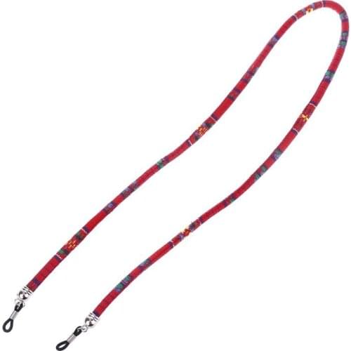 Ethnic Style Multi Color Glasses Rope 6mm Sunglasses Neck Cord Strap Eyeglass String Holder