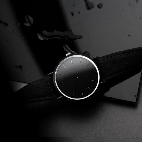 2019 Enmex stylish cool men wristwatch Business temperament casual fashion Canvas strap simple clock quartz lady watch