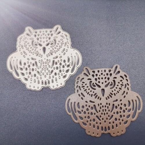 New Metal Cutting Dies Scrapbooking Animal Owl DIY Album Paper Craft Embossing Stencil Decoration 87*79mm
