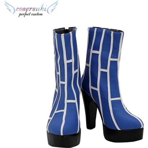 JoJos Bizarre Adventure Jolyne Kujo Cosplay Shoes Can be Custom Made for Halloween Christmas Carnival