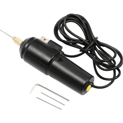 83XC Handheld Mini Electric Drill for Pearl Epoxy Resin Jewelry Making DIY Wood Crafts Tools
