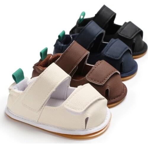 Baby Boy Sandals Newborn Baby Shoes PU Summer Leisure Sandals Sports Sandals Boy Beach Baby Boy Shoes