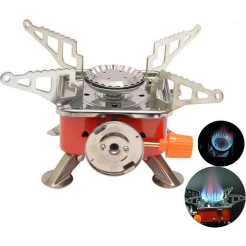 Camping Stoves Outdoor Portable Stove Cooker Gas Stove for Camping Picnic Cookout Hiking Riding Mountaineering