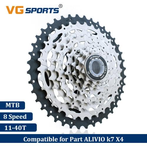 VG Sports Mountain Bike MTB 8 Speed Cassette 8 Velocidade 8S 40T Bicycle Parts Cassete Freewheel Sprocket Cdg Ultralight 411g