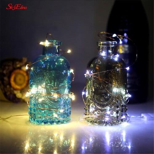 1/2/3/5/10M Copper Wire lights Garden Lawn lamp Fairy Copper Wire LED String Decorative for Holiday Wedding Party Christmas 5z