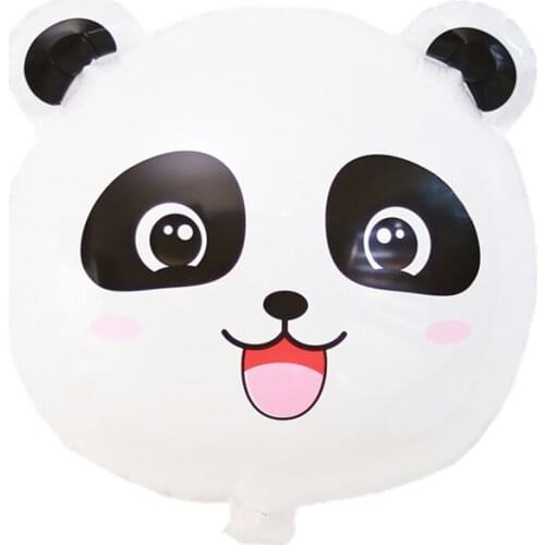 18 Inch New Pink Fox Head Childrens Favorite Animal Aluminum Balloon Zoo Theme Party Decorative Ball Birthday Gift To The Baby