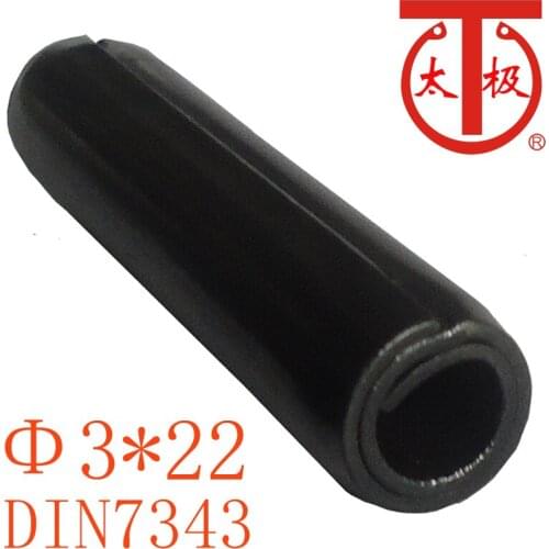 3*22) DIN7343 / ISO8750 Spiral spring pin ( Coiled pin ) 100 pieces/lot
