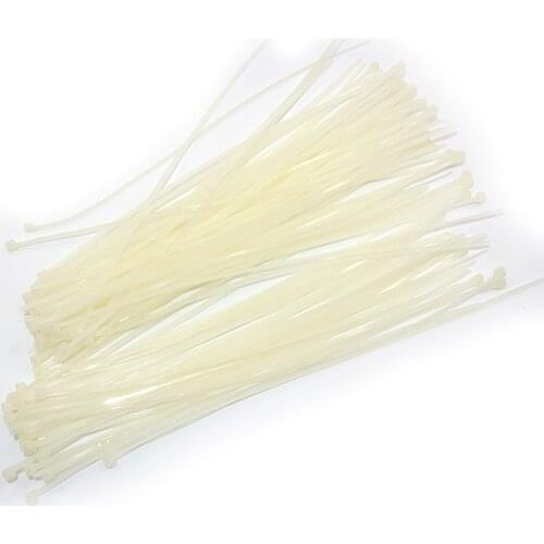 500PCS 6" inch 2mm*150mm White Cable Wire Zip Ties Nylon Cable Tie
