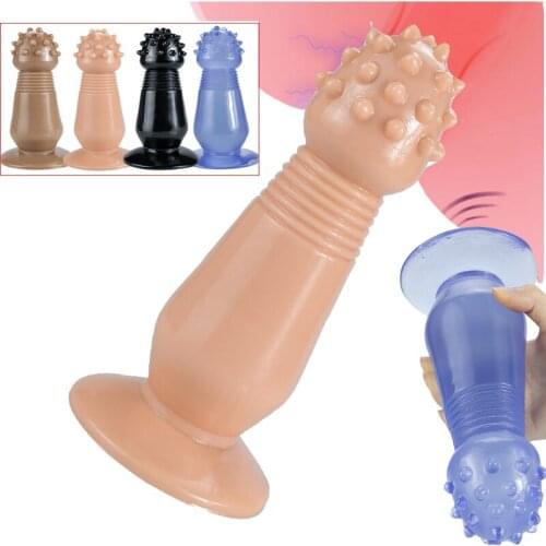 SM Mushroom Thorn Head Butt plug With suction cup For Men And Women Masturbation Chrysanthemum Anal Expansion Device Adult Toys