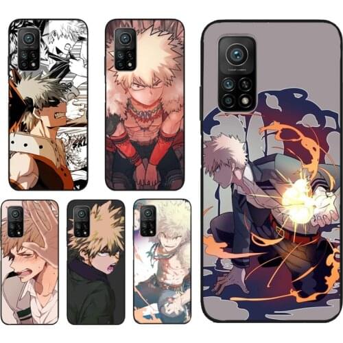Boku no Hero Academia Katsuki Bakugou Phone Case For Xiaomi Mi 10T Pro 11 Lite Ultra Mi A3 Note 10 POCO X3 M3 Pro F1 F2 F3 Cover