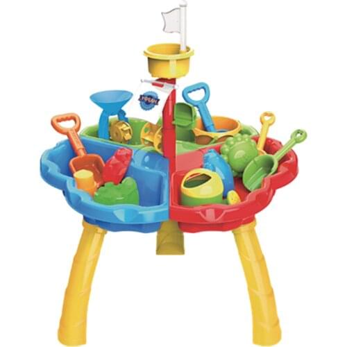 Baby Beach Toy Summer Sand Water Table Box Tool Children Outdoor Beach Waterwheel Beach Play Sand Water Game Kids Toys