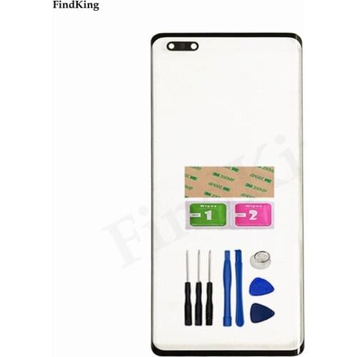 For Huawei Mate 40 Pro LCD Front Glass Touchscreen Front Outer Glass Lens Panel Replacement Front Outer Glass