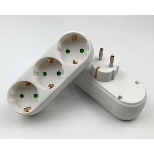 European Standard Power Supply Conversion Plug German Standard Converter Extended Socket