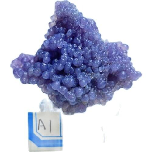 Purple Grape Agate Mineral Specimen Natural Crystal Stone Aquarium Decoration