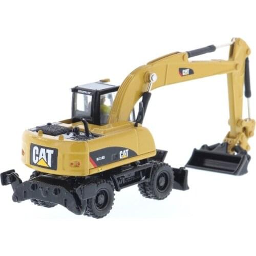 Refinement quality 1/87 Model Train ho scale Wheeled excavators construction vehicles toy model Free Shipping