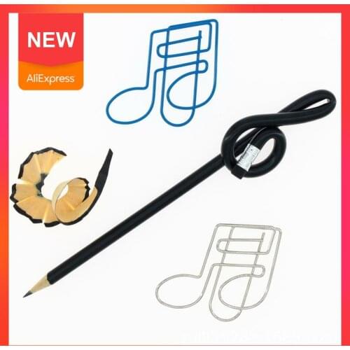 1Pc Musical Note Treble Pencil Multi Color Musical Stationery Pencil Gift Decoration Pencil Note Designer School/Office Mus M5N3