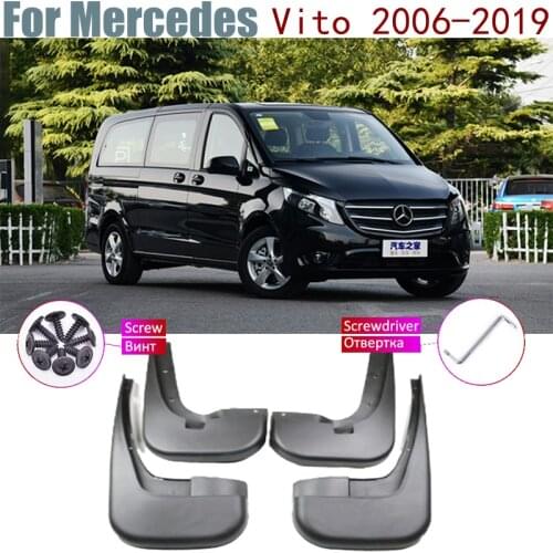 Fender Mud Guard Splash Flap Mudguards Accessories Mudflap For Mercedes Vito W447 V Class Benz Viano 2019~2006 W639 639 447