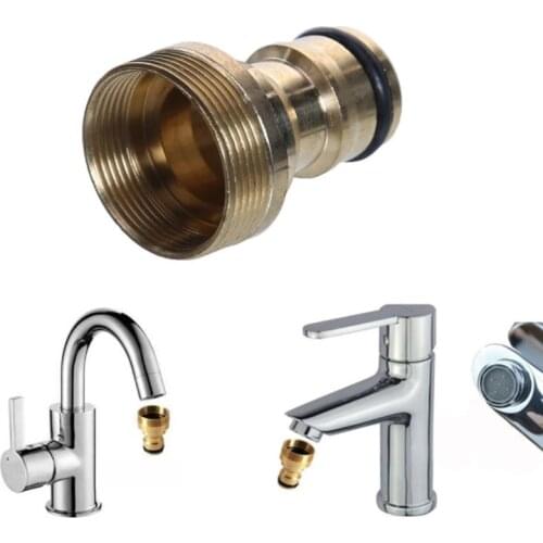 Faucet Tap Adaptor Universal Hose Tap Washing Machine Copper Connection Water Conversion Interface Accessories Household Product