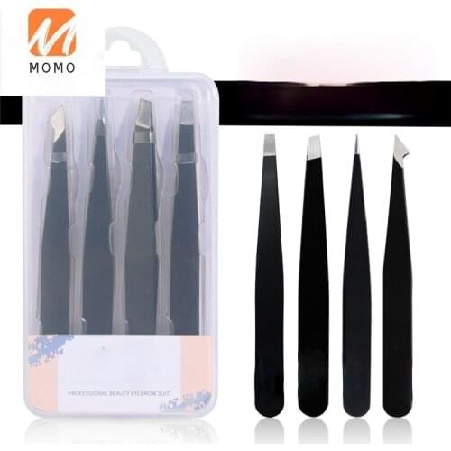 Tweezers Beard and Beard Special Sticker False Eyelashes Eyebrow Shaping Tool Set Stainless Steel
