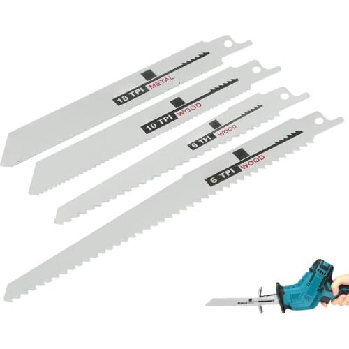 4pcs Jig Saw Blades Reciprocating Saw Blade Hand Saw Saber Saw Blade for Wood Metal Reciprocating Saw Power Tools Accessories