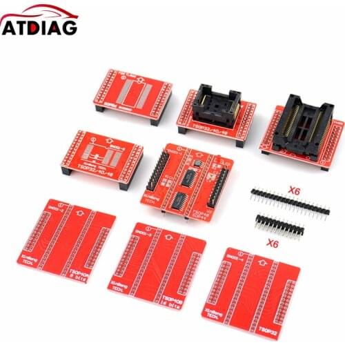 100% Original TSOP32 TSOP40 TSOP48 SOP44 SOP56 adapter Sockets for MiniPro TL866II Plus TL866A TL866CS Universal Programmer