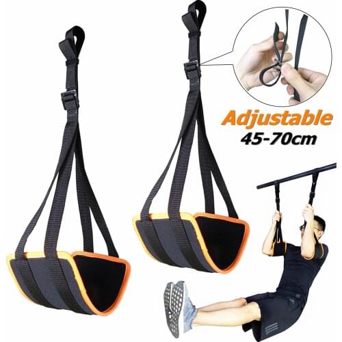 Adjustable AB Sling Straps for Pull Up Bar Pair Hanging Strap Padded for Home Gym Abdominal Training Fitness Workout Equipment