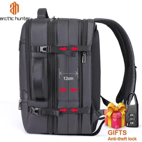 New Men Backpack for 15"17" Laptop Backpacks Water Repellent Multifunction Bag USB Charging Travel Backpack Large Mochila
