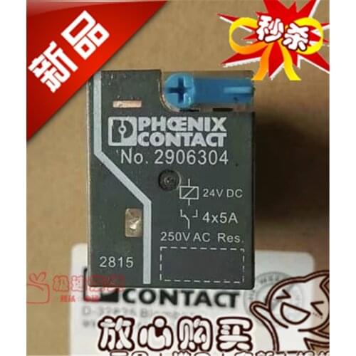 Brand New Delivery No. 2906304 Intermediate Relay REL-IR4-BL/L-24DC
