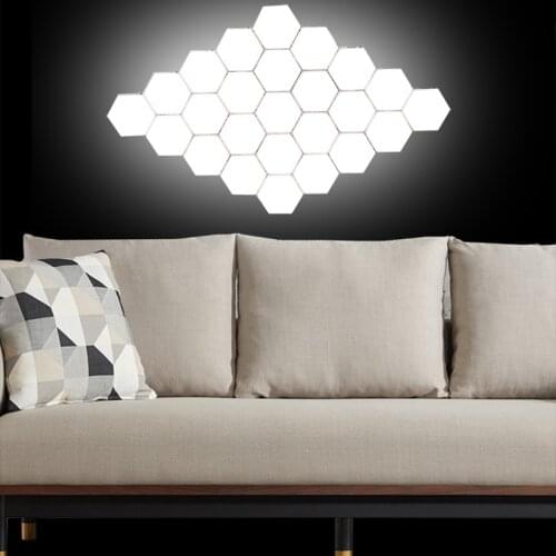 Modern LED Night Lights Quantum Modular Touch Light for Bed Room, Sensitive Lighting LED Night Light Magnetic Bedside Decoration