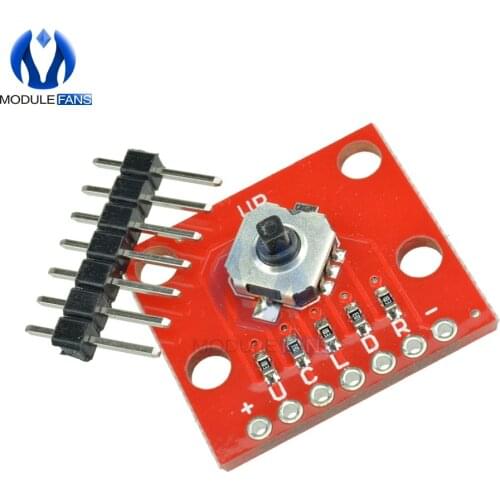 Tactile Switch Dev Breakout Controller Module Converter Adapter Control Board for Arduino Pull Up Resistor 5 Channel 5 Way