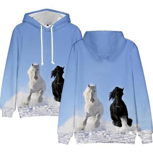 Cute Horse 3D Print Hoodies Boys/girls Streetwear Equus caballus Hoody Equus Sweatshirts Unicorn Pullover Fashion Casual Clothes