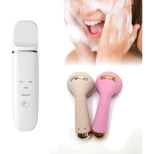 Beauty Ultrasonic Skin Scrubber Cleansing Instrument Facial Blackhead Pore Remover Deep Face Cleaning Massager Skincare Tools