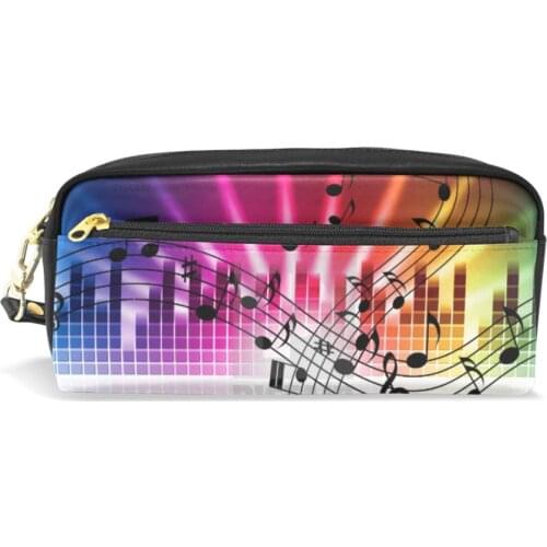 Girls Large Capacity leather Multifunctional Pencil Bag Durable Pencil Case Multi-Layer Children Student School Storage Pouch