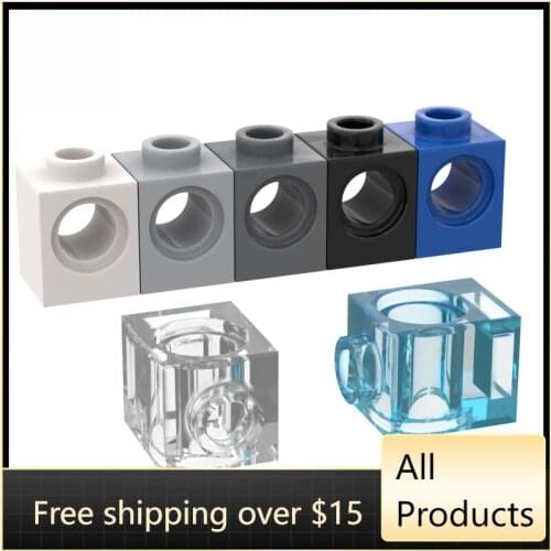 10PCS High-Tech Assemble Particle 6541 1x1 Plate Building Blocks Kit Part Idea DIY Toys For Children Birthday Gifts