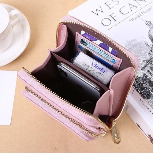 Ladies Wallet Mobile Phone Bag Big Card Holder Wallet Handbag Mini Crossbody Shoulder Bag Ladies Universal Mobile Phone Bag