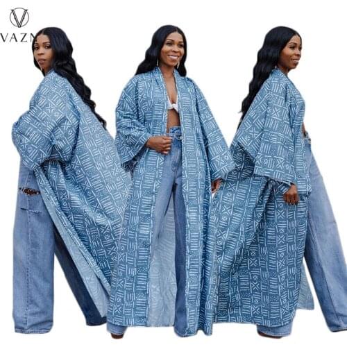 VAZN 2021 Autumn Plus Size High-end Long Dress Young Sweet Open Stitch Sexy Full Sleeve Nature Young Vestidos For Female