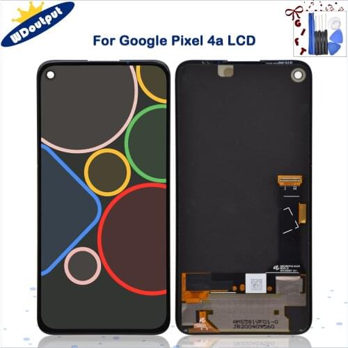 5.81"Original For Google Pixel 4A LCD Display Screen Touch Digitized Assembly Replacement For Google Pixel 4A G025J LCD